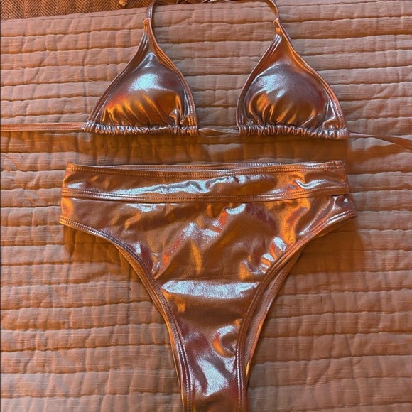Metallic Bikini Set - Picture 2 of 2
